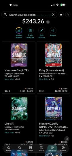 One piece lot