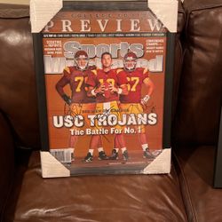 USC signed By Same Baker, John David booty, Ryan Kahil 