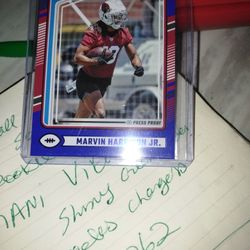 Marvin Harrison  JR. football Card  #393  Mint Comdition