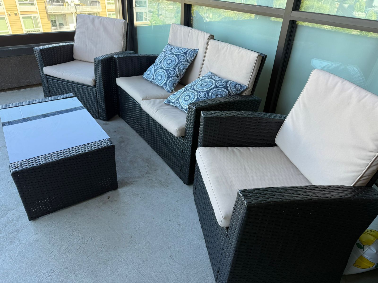 For Sale: 4-Piece Outdoor Patio Furniture Set – Great Condition!