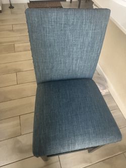 Blue Barstools (3 Total As A Set)