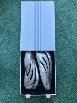 Adidas Gardens Silver Metallic Sneakers Size 12 – Original Box