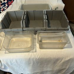 Various Restaurant/Catering Bins/Tubs