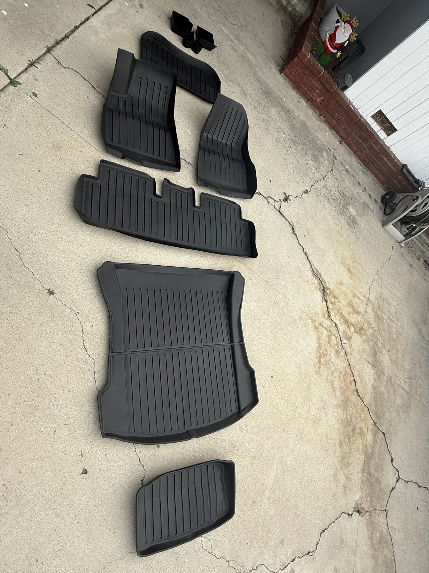 2020-2023 Tesla Model 3 Floor Mat Bundle + Center Console trays & Cup Holder Protector