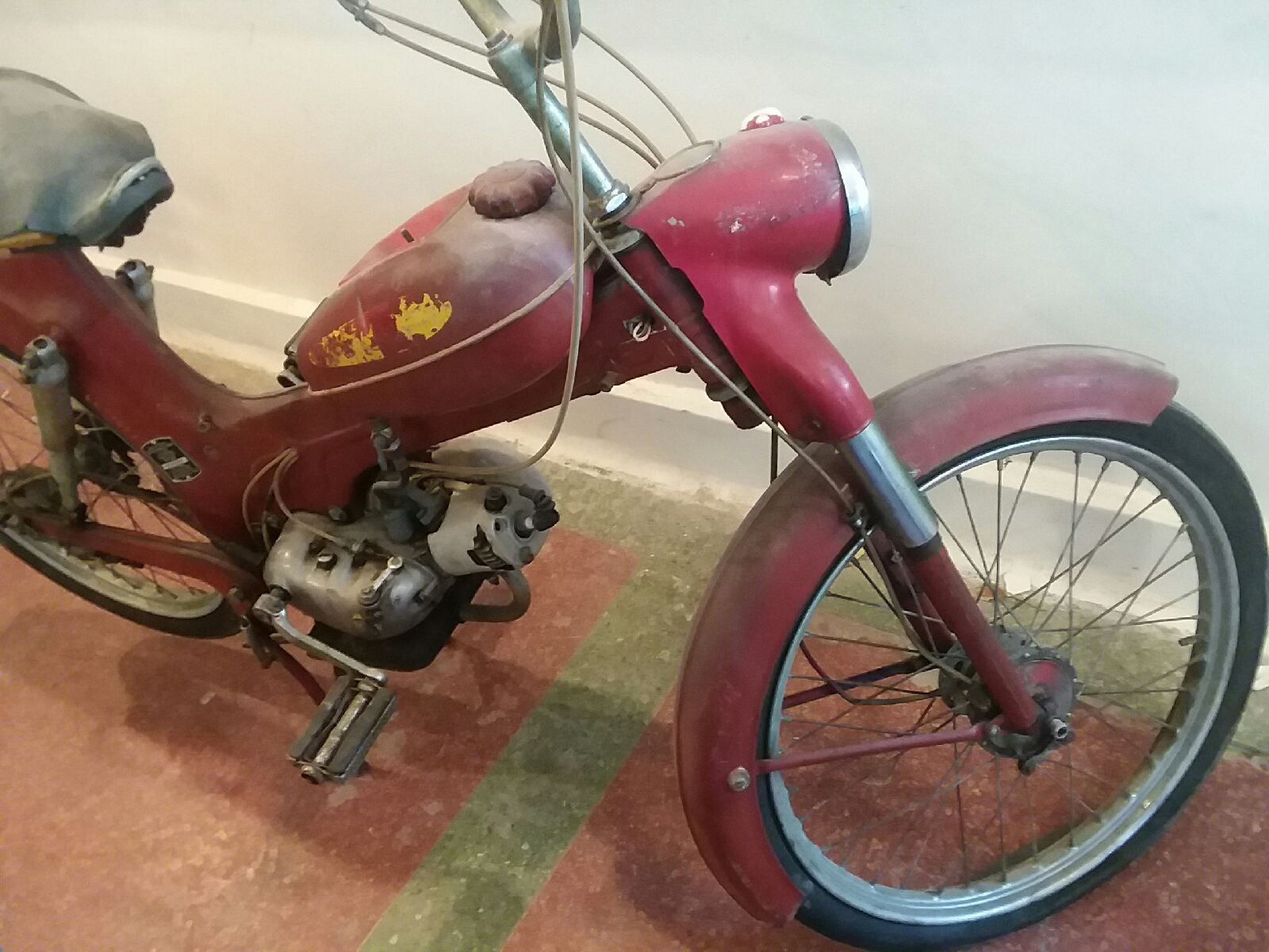 1960's Puch steyr daimler cheetah nomad vintage moped scooter 1 past owner 3 speed? Old antique nice patina, made in Austria,