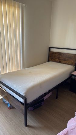 Twin Bed (mattress included)