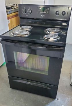 Whirlpool Electric Stove Works Great (30 DAYS WARRANTY)  DELIVERY 