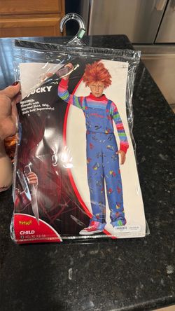 Chucky Kids costume with hair and separate mask