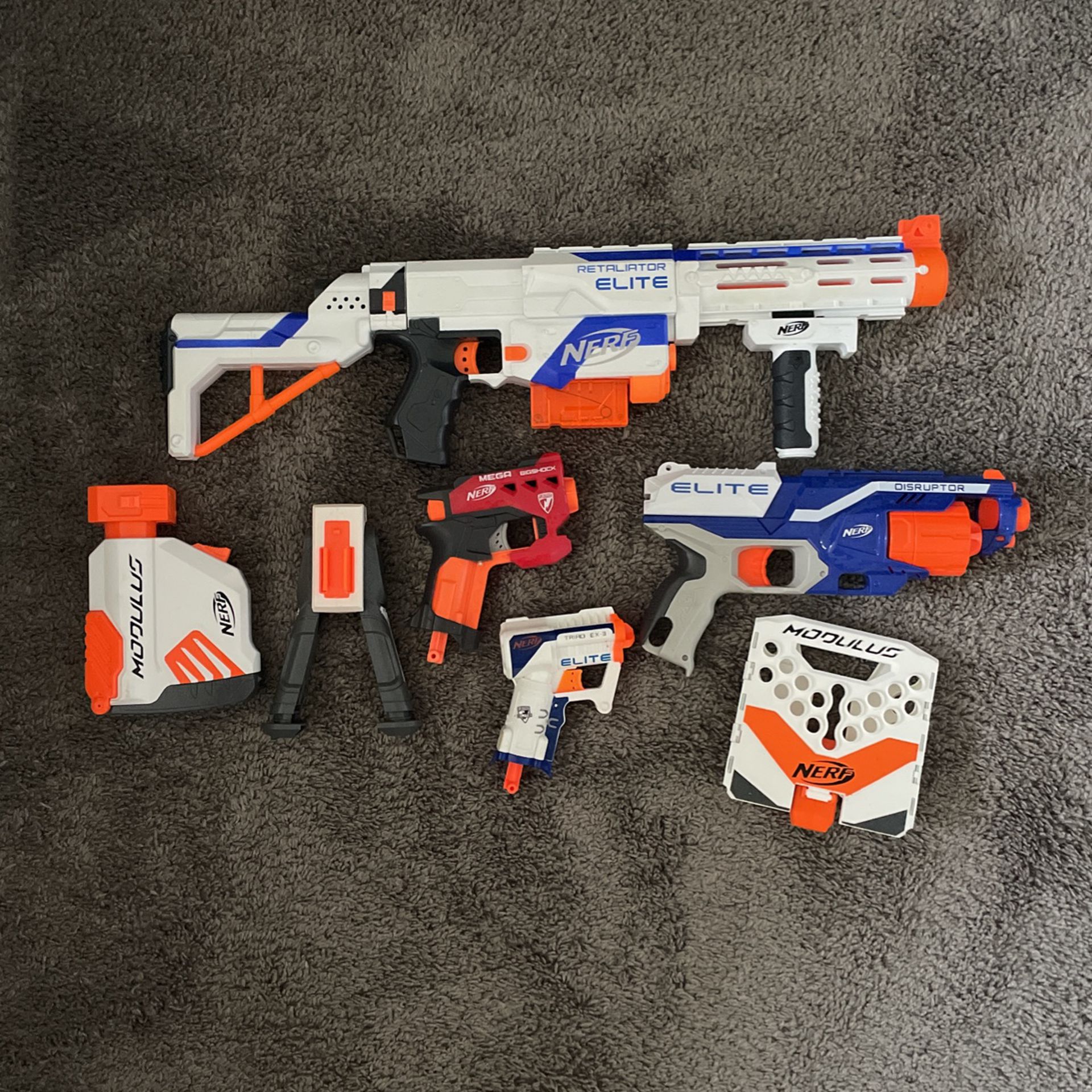 Nerf Guns + Bullets 