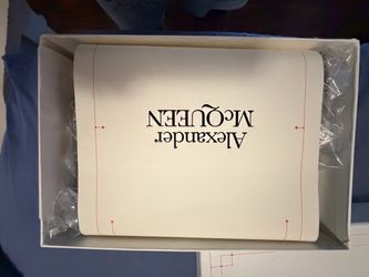 Alexander McQueen black Shoe with Box
