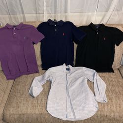Boys Talph Lauren Polo Shirts Size 10/12