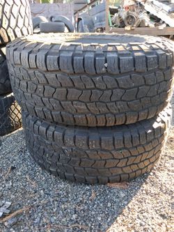 Pair of Cooper LT 315 70 17 Tires