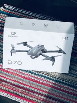 Brand New  DEERC Drone with Camera, D70 Drones with Camera for Adults 1080P HD!!!!!!