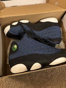 Black And Blue Jordan Retro 13