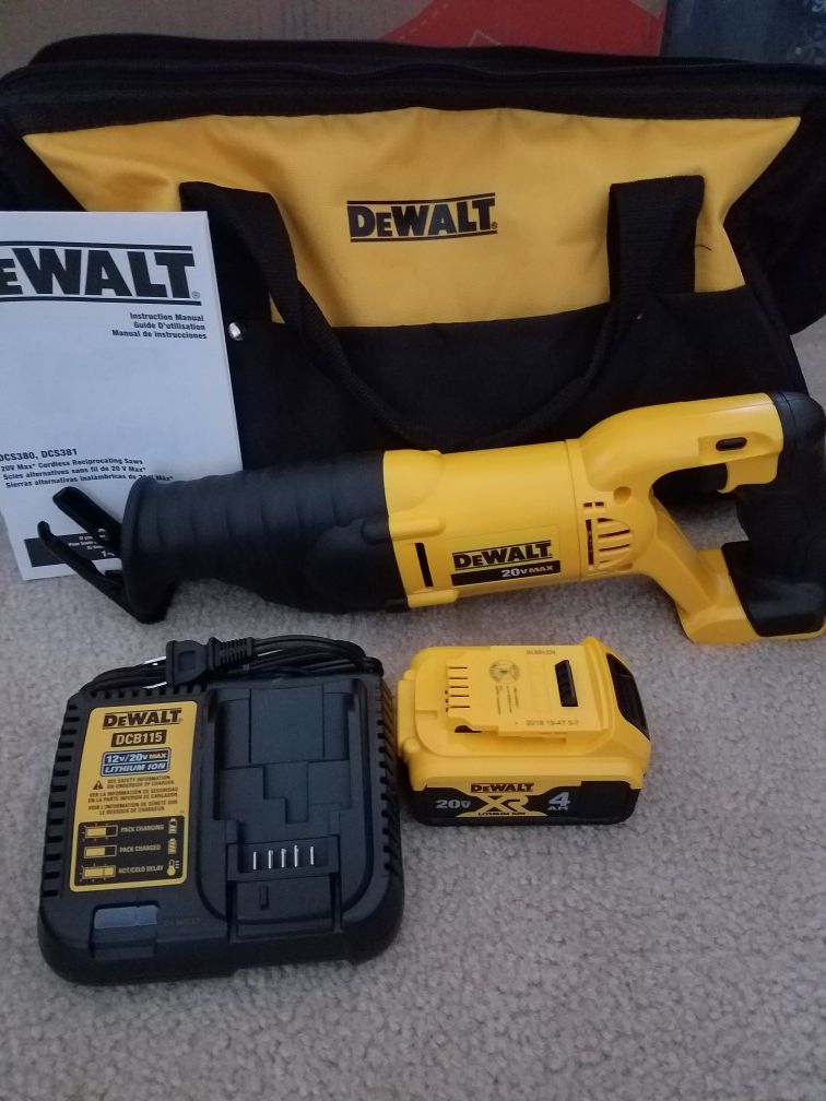 New Dewalt 20v MAX sawz all kit