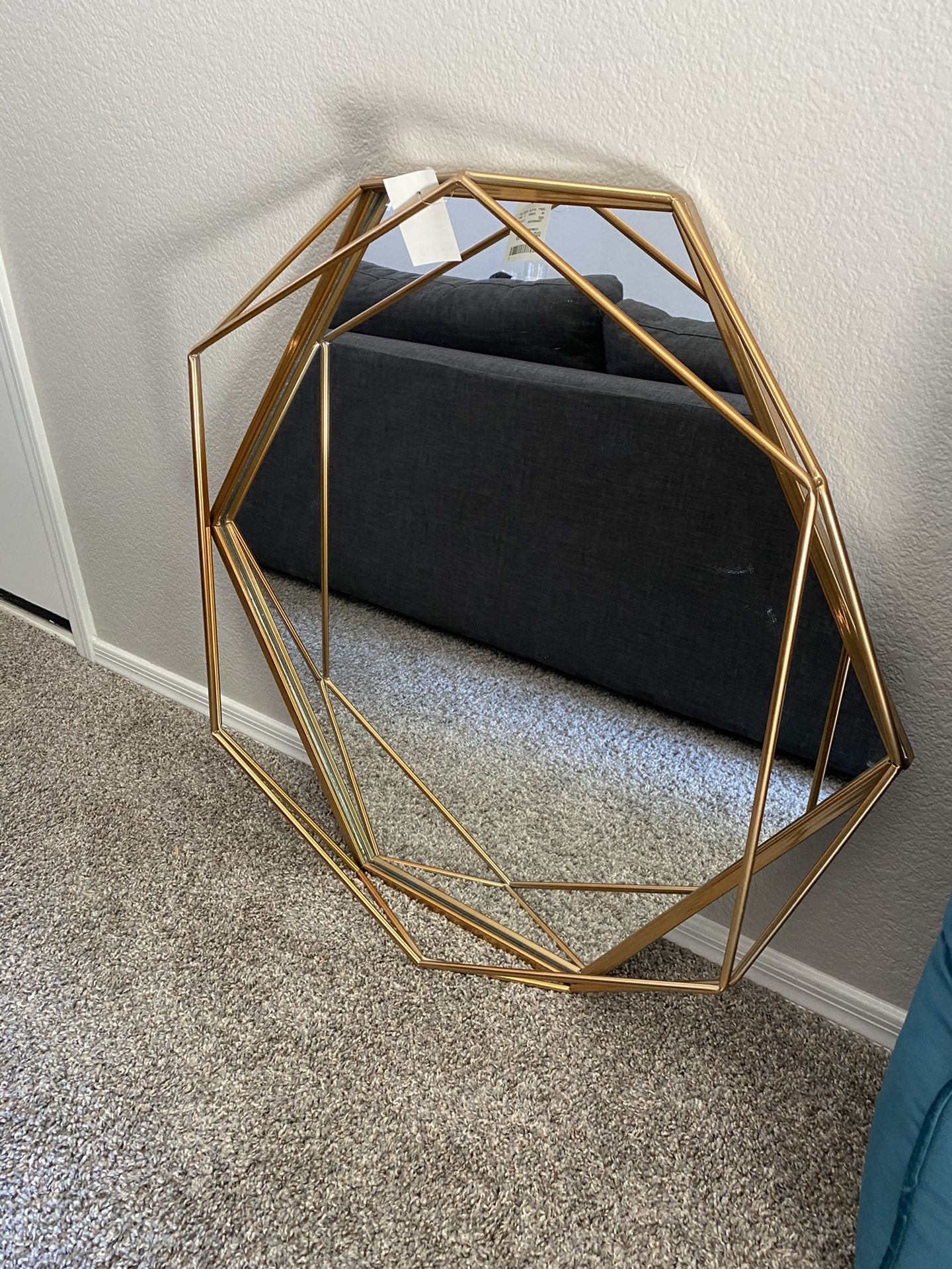 New Mirror - geometrical metal frame