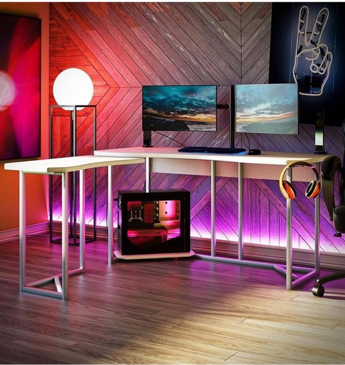 Office desk, L shape new inbox
