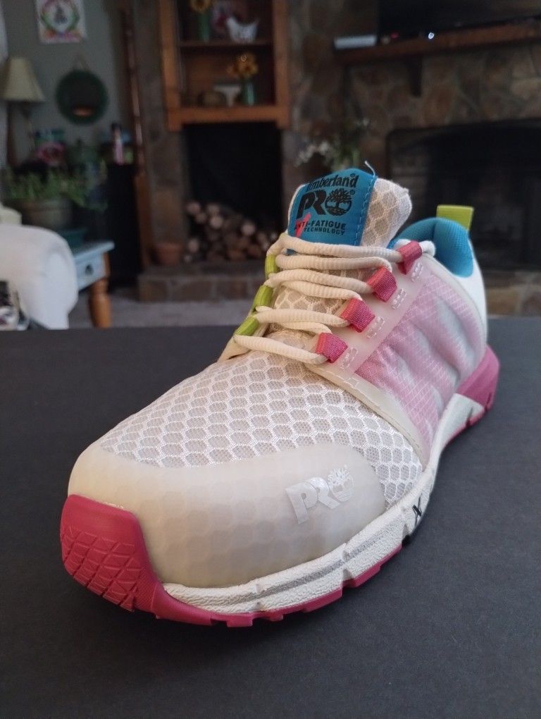 (Size-8M) New, Women's Timberland PRO® Radius Comp-Toe Athletic Work Sneaker