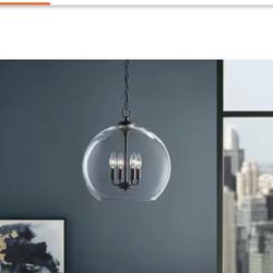 Pendant Light Glass Black - 2 In Box