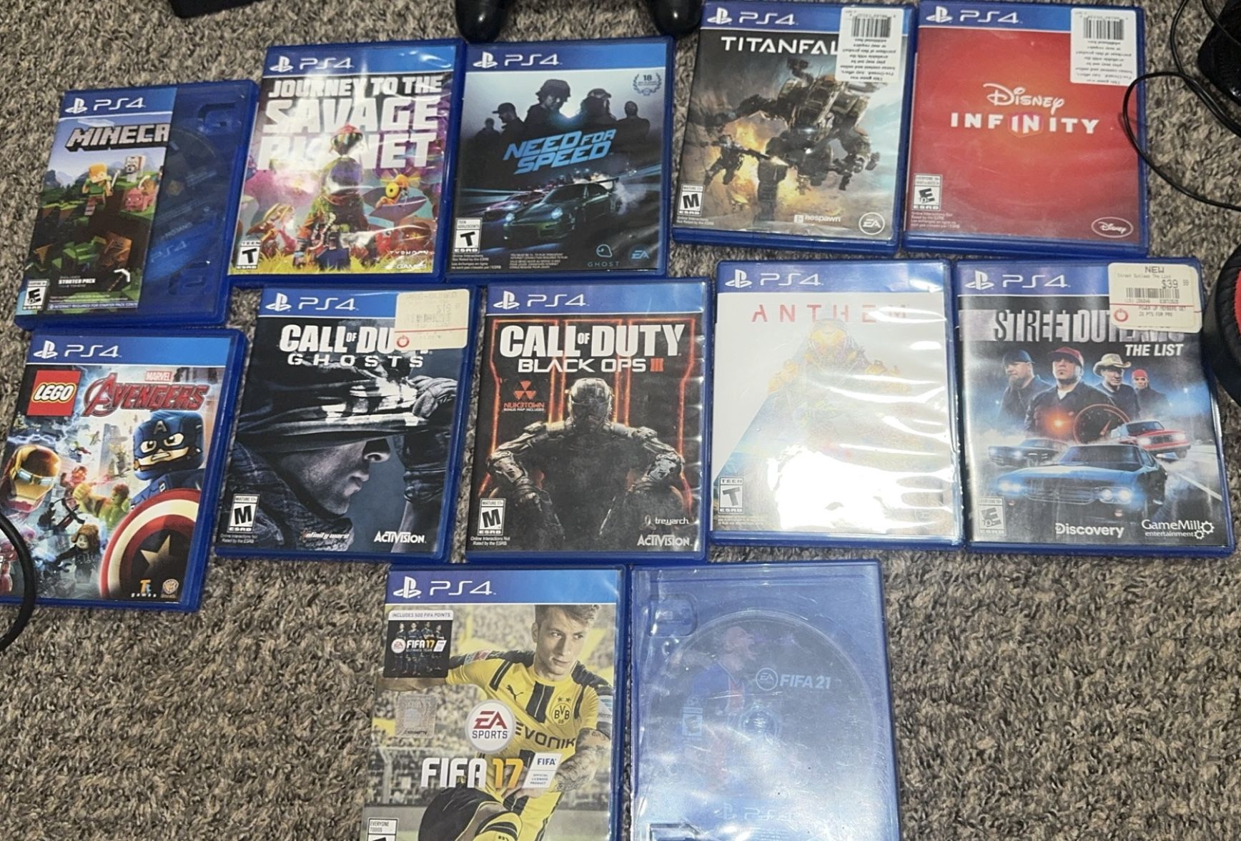 PS4 GAMES ASK PRICES