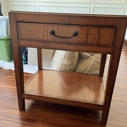 (2) thomas o brien side tables