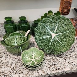 Vintage Cabbage Dinnerware