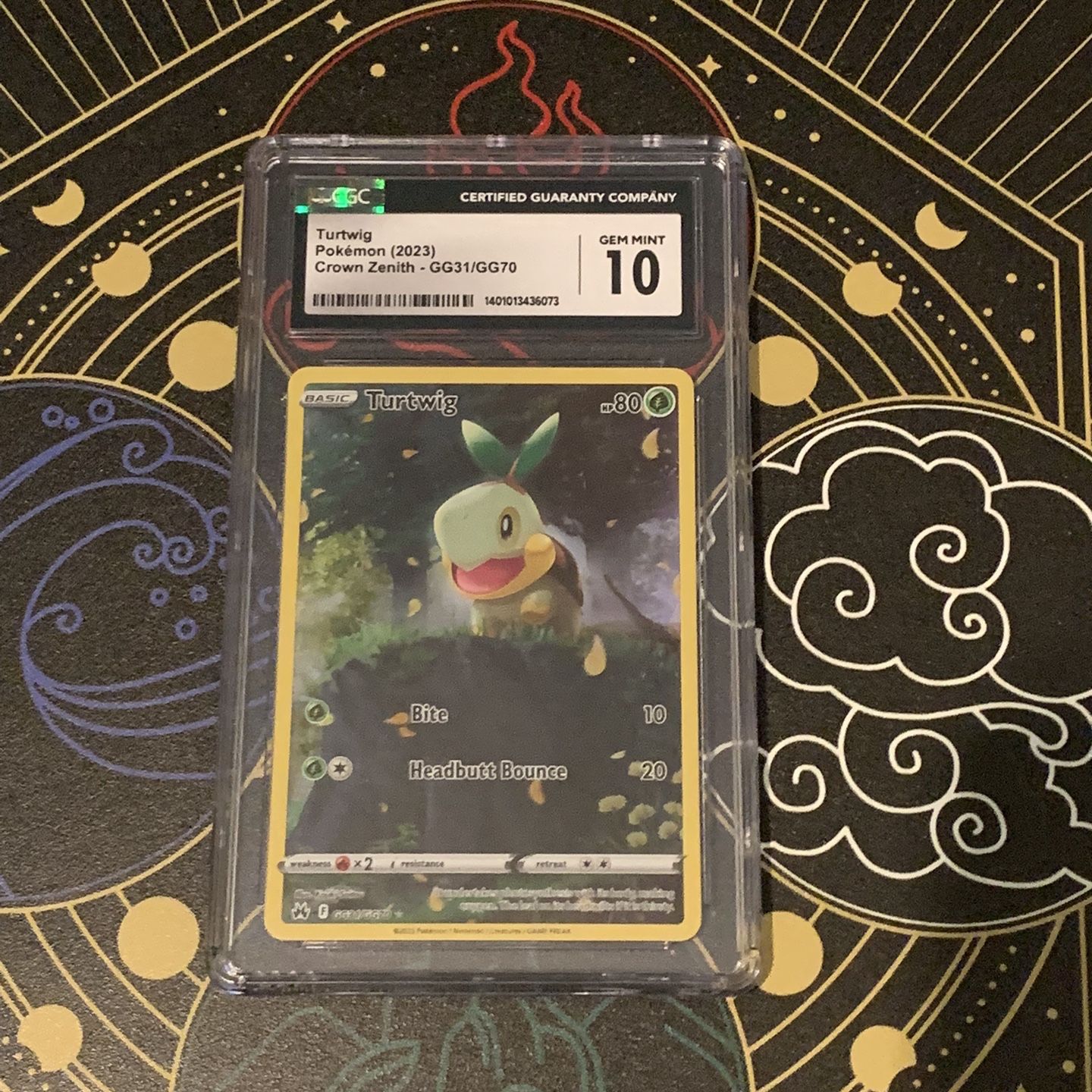 CGC 10 GEM MT Turtwig Full Art GG31/GG70 2023 Crown Zenith Pokemon Card for  Sale in Glendale, CA - OfferUp