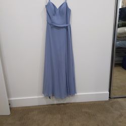 Size A6 Azazie Blue Formal Prom Dress