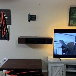 Floating TV Shelf and Coffee Table