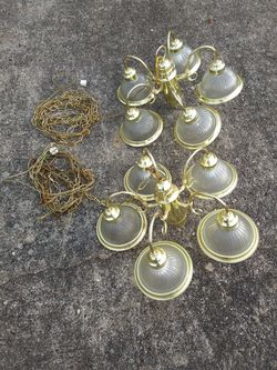 Hanging chandelier lights