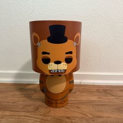 Rare Five Nights at Freddy's Freddy Fazbear Cordless Lamp Light