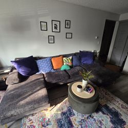 Gently Used Gray Sectional Couch - YES IT IS AVAILABLE IF IT IS STILL LISTED 