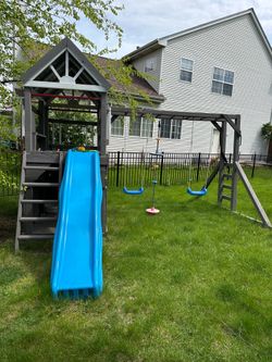 Wood playground
