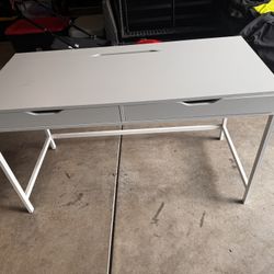 White Office Desk 