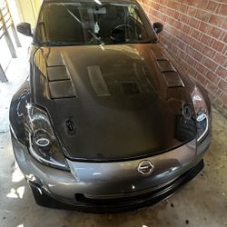 Nissan 350z Sibon Carbon Fiber Hood 