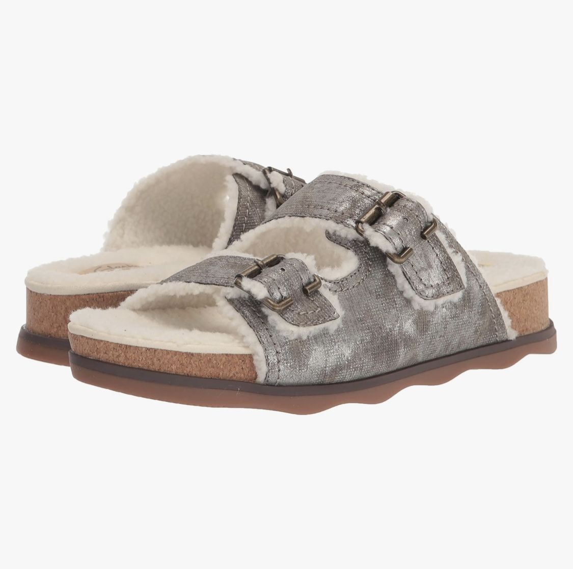 Clarks Women's Brynn Sparkle Flat Sandal 
