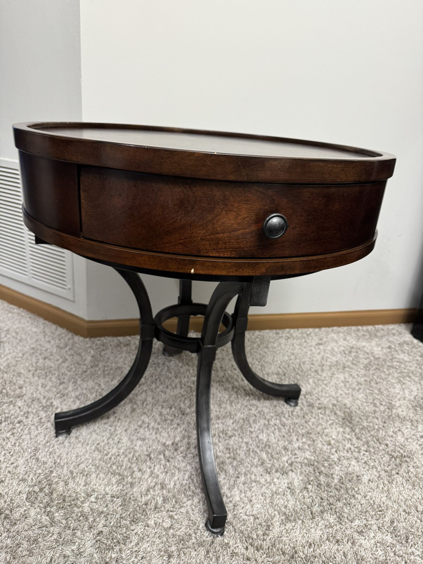 Walter E. Smithe Oval Side Table