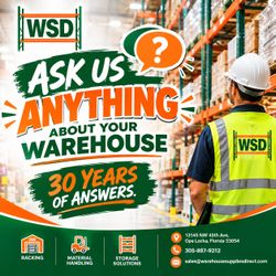 Choose the right storage solution: Heavy Duty or Medium Duty for your Flexible Warehouse Operation. Call us today 305-887-9212