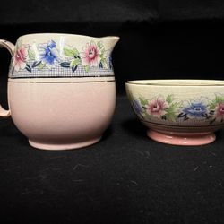 Royal Winton Grimwades Vintage Chintz Sugar Bowl Creamer Set