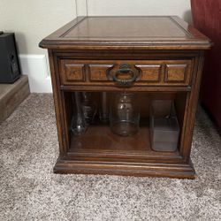 2 Sturdy Wood Enable With storage Front & Back 