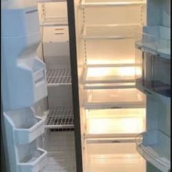 Stainless Steel Kenmore Elite Refrigerator