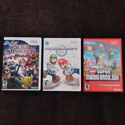 Super Smash Bros. New Super Mario Bros. Mario Kart Games For Nintendo WII