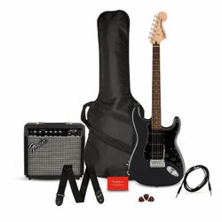 Squier Affinity Stratocaster HSS Electric Guitar Starter Pack with Fender Amp