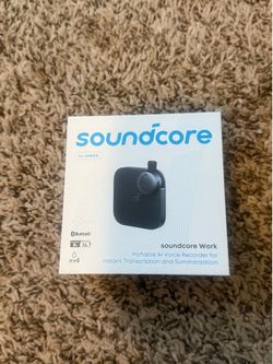 Soundcore Work AI Voice Recorder by Anker – Open Box NEW