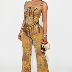 Fringe Jumpsuit! Size XL