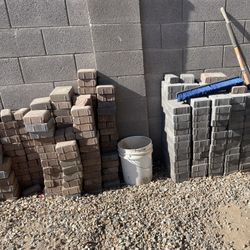 Leftover pavers 