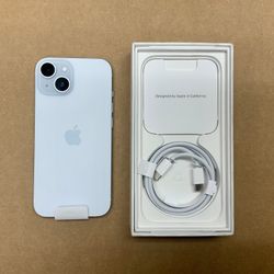 New Apple iPhone 15 Cellphone Smartphone Touchscreen 128 Gb Memory Storage Unlocked Carrier Network 5G LTE Wifi Bluetooth Keyboard Apps iOS Handheld