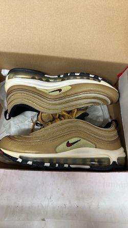 Nike Air Max 97 Gold Sneakers#50299