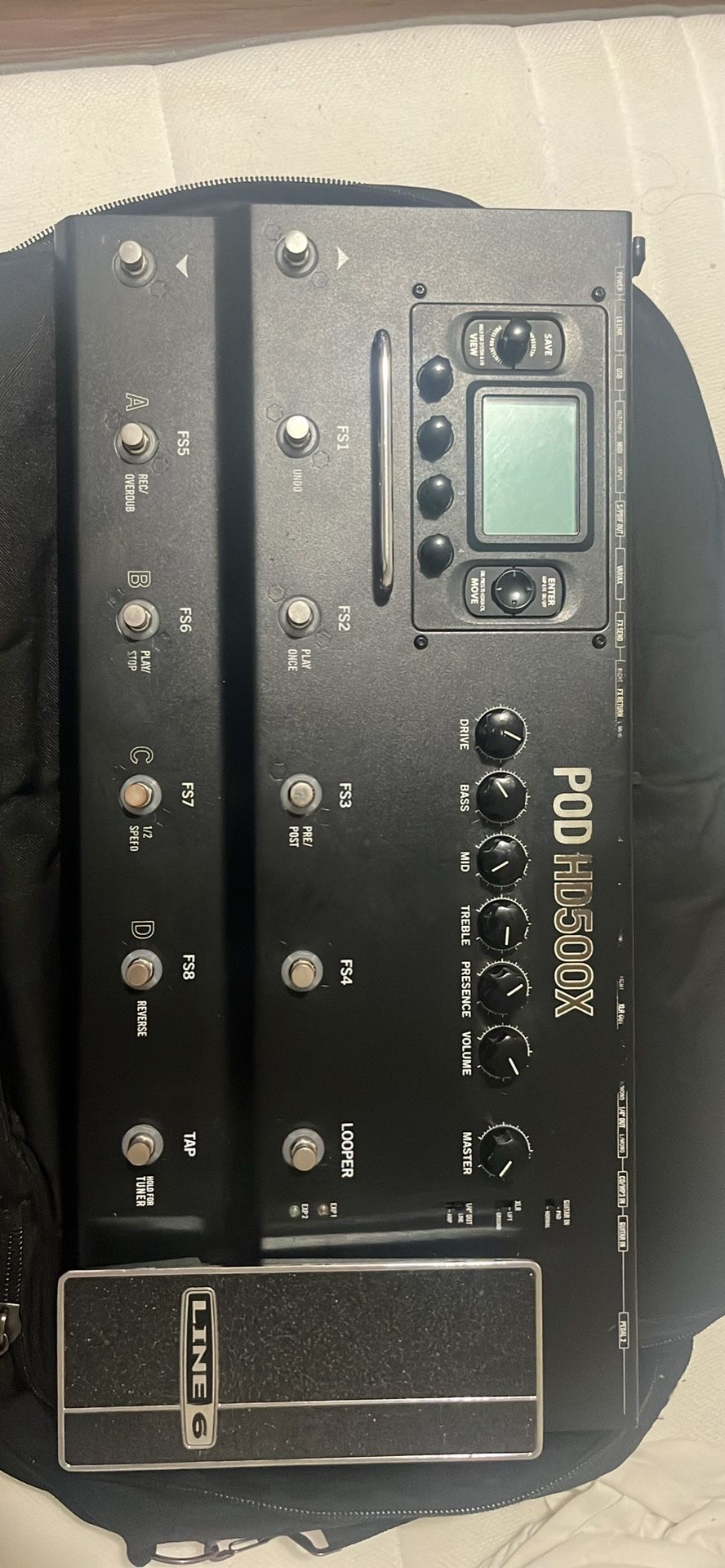 POD HD500X (with 9v adapter)