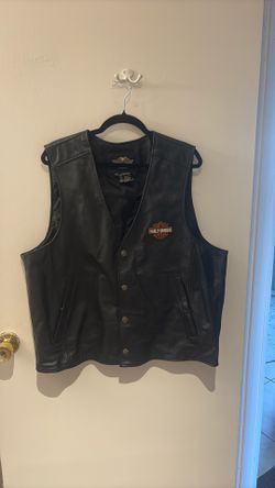 Leather vest